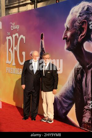 (l-r) John Williams And Steven Spielberg Arrives At Disney's 