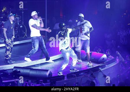 50 Cent celebrates 41st birthday and season three launch of STARZ series Power at Drai's Nightclub at The Cromwell, Las Vegas, July 16th 2016. Stock Photo