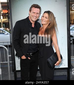 Jason O'Mara, Paige Turco attending the Los Angeles premiere of 'Lights Out'. Stock Photo