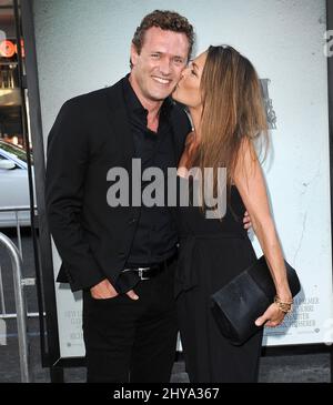 Jason O'Mara, Paige Turco attending the Los Angeles premiere of 'Lights Out'. Stock Photo