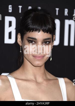 Sofia Boutella attending the world premiere of 'Star Trek Beyond' in San Diego. Stock Photo