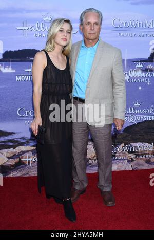 Gregory Harrison and Lily Anne Harrison attending the Hallmark Channel Summer 2016 TCA Party held at a Private Residence in Los Angeles, California. Stock Photo