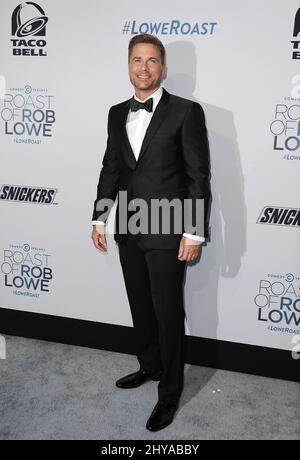 Rob Lowe arriving for the 'Comedy Central Roast Of Rob Lowe' held at SONY Pictures Studios, Culver City, Los Angeles, August 27, 2016. Stock Photo