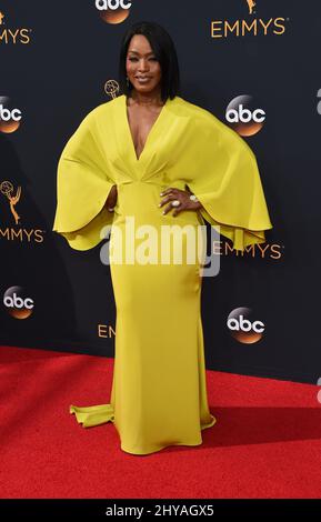 Angela Bassett arriving for the 68th Primetime Emmy Awards on Sunday, September. 18, 2016, at the Microsoft Theater in Los Angeles. Stock Photo