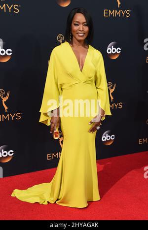 Angela Bassett arriving for the 68th Primetime Emmy Awards on Sunday, September. 18, 2016, at the Microsoft Theater in Los Angeles. Stock Photo