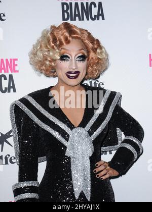 Bianca Del Rio/Roy Haylock attending the film premiere of Hurricane ...