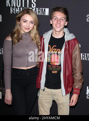 Jacob Bertrand at 'Knott's Scary Farm' Black Carpet Event at the Knott
