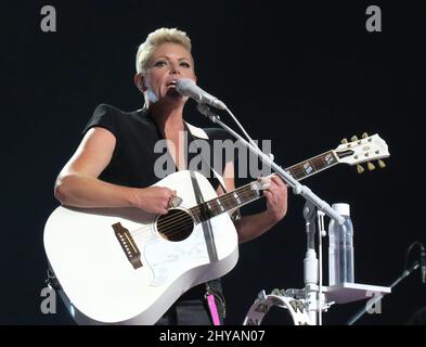 October 8, 2016 Los Angeles, CA Natalie Maines Dixie Chicks World Tour MMXVI makes a stop in Los Angeles after 10 years out of the music scene at The Forum Stock Photo