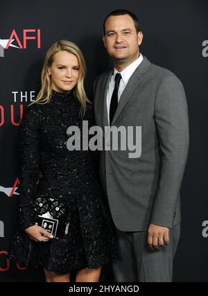 Jamie Patricof attending the world premiere of The Accountant at the Chinese Theatre in Los Angeles, California. Stock Photo