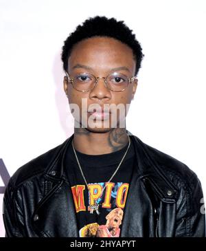 Levi Carter attends the Tidal X: 1015 benefit concert, hosted by Tidal and the Robin Hood Foundation, at the Barclays Center on Saturday, Oct. 15, 2016, in New York. Stock Photo