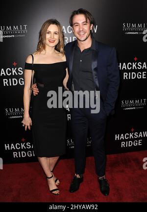 Ben O'Toole attending the premiere of 'Hacksaw Ridge' in Los Angeles Stock Photo