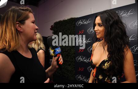 October 29, 2016 Los Angeles, Ca. Shay Mitchell 'Pretty Little Liars' Celebrates Final Season held at Siren Studios Orange Stock Photo