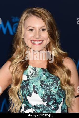 Brooke Sorenson attending the Premiere of 'Moana' in Los Angeles Stock ...