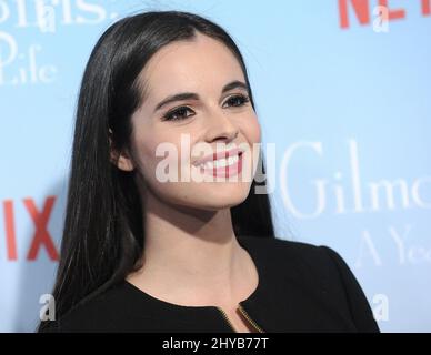 Vanessa Marano arrives at the Premiere Of Netflix's ''Gilmore Girls: A Year In The Life'' held at the Regency Bruin Theatre, Los Angeles, 18th November 2016 Stock Photo