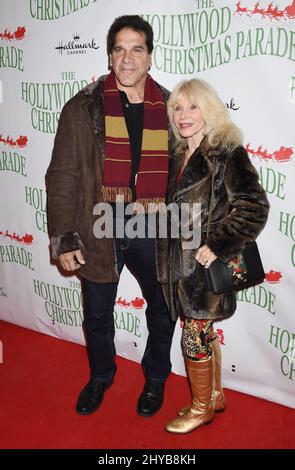 Lou Ferrigno and Carla Ferrigno attends the 85th Annual Hollywood Christmas Parade held on Hollywood Blvd. Stock Photo