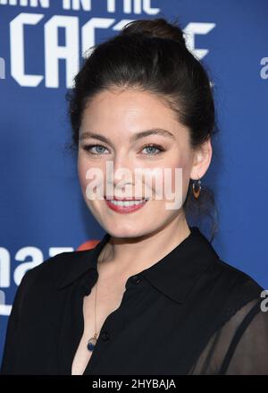 Alexa Davalos attending Amazon's season two premiere of 'The Man in the
