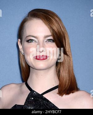 Emma Stone attending the 22nd Annual Critics' Choice Awards at Barker