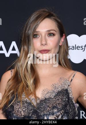 Elizabeth Olsen attends The Sean Penn & Friends 'Haiti Rising' Gala benefiting J/P Haitian Relief Organization held at the Montage Beverly Hills Stock Photo