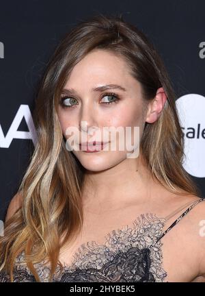 Elizabeth Olsen attends The Sean Penn & Friends 'Haiti Rising' Gala benefiting J/P Haitian Relief Organization held at the Montage Beverly Hills Stock Photo