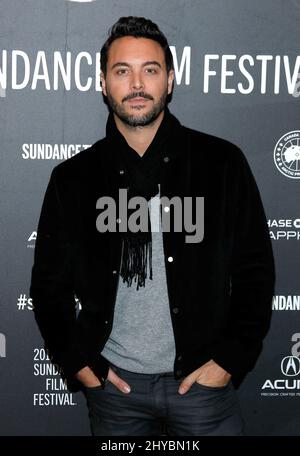 Jack Huston attends the 'The yellow birds' premiere at Sundance Film Festival 2017 held at the Eccles Theatre Stock Photo