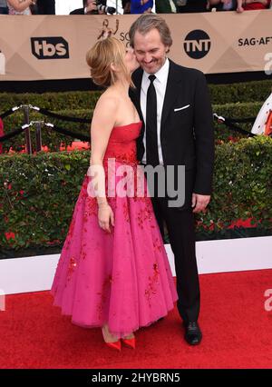 Cara Buono attending the 23rd Annual Screen Actors Guild Awards held at the Shrine Auditorium in Los Angeles, California Stock Photo