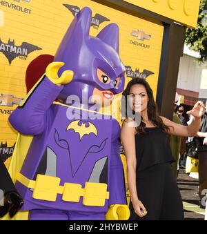 Rosario Dawson attending the The Lego Batman Movie in Los Angeles Stock Photo