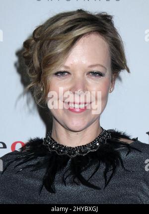 Emily Bergl arriving for 'The Good Fight' World Premiere held at Jazz at Lincoln Center, New York on February 8, 2017 Stock Photo