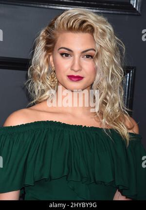 Tori Kelly attending the 59th Annual Grammy Awards in Los Angeles Stock