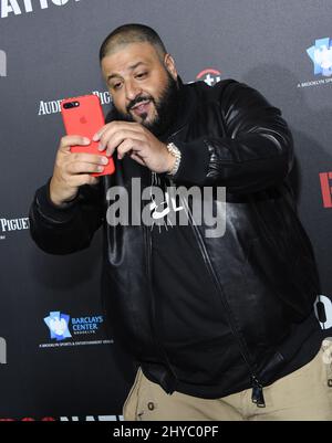 DJ Khaled attending the Roc Nation Hosts Pre-Grammy Brunch in Los Angeles Stock Photo