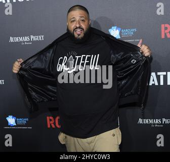 DJ Khaled attending the Roc Nation Hosts Pre-Grammy Brunch in Los Angeles Stock Photo