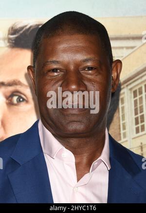 Dennis Haysbert attending the 'Fist Fight' World Premiere held at the Regency Village Theatre in Los Angeles, USA. Stock Photo