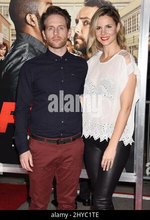 Glenn Howerton and Jill Latiano attending the 'Fist Fight' World Premiere held at the Regency Village Theatre in Los Angeles, USA. Stock Photo