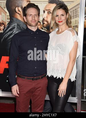 Glenn Howerton and Jill Latiano attending the 'Fist Fight' World Premiere held at the Regency Village Theatre in Los Angeles, USA. Stock Photo