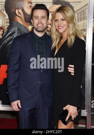 Rob McElhenney & Kaitlin Olson arriving for the Horrible Bosses 2