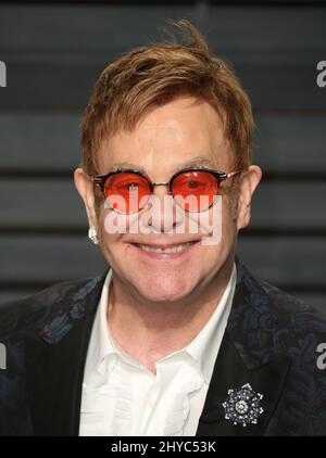 David Furnish arriving at the Vanity Fair Oscar Party in Beverly Hills, Los Angeles, USA. Stock Photo