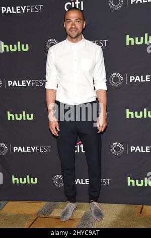 Jesse Williams arriving at The Paley Center For Media's 34th Annual PaleyFest for Grey's Anatomy in Los Angeles, 19 March 2017 Stock Photo