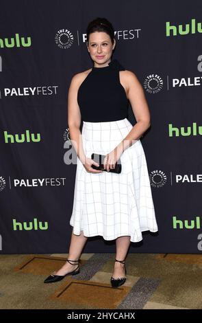 Katie Lowes attending the 34th Annual PaleyFest Los Angeles: Scandal