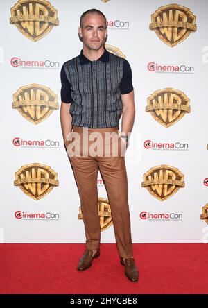 Chris Pine attending the Warner Bros. presentation for 'Blade Runner 2049' at Cinemacon 2017 held at Caesars Palace in Las Vegas, USA Stock Photo