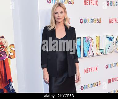 Charlize Theron attending the 'Girlboss' Los Angeles premiere held at the ArcLight Cinemas Hollywood Stock Photo