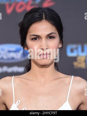 Elodie Yung attending the world premiere of Guardians of the Galaxy Vol. 2 in Los Angeles Stock Photo