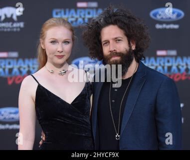 Molly Quinn attending the world premiere of Guardians of the Galaxy Vol. 2 in Los Angeles Stock Photo