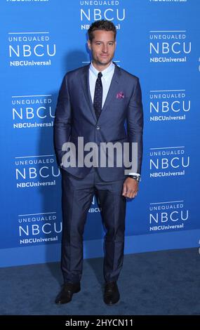 Justin Hartley attending the NBCUniversal 2017 Upfront Held at Radio City Music Hall on May 15, 2017 Stock Photo