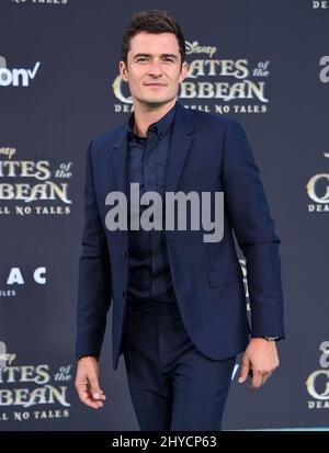 Orlando Bloom attending Disney's ''Pirates Of The Caribbean: Dead Men Tell No Tales'' Premiere in Los Angeles Stock Photo