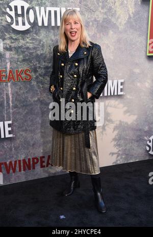 Candy Clark arriving to Showtime's Limited Series 'Twin Peaks' World Premiere held at the Ace Hotel in Los Angeles, USA Stock Photo