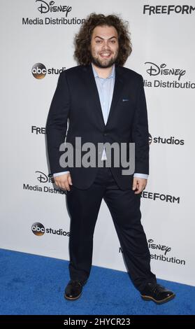 Dustin Ybarra attending the ABC International Upfronts Stock Photo