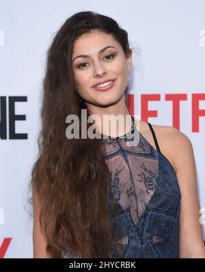 Taylor Nicole Rouviere arriving to the Netflix's "Bloodline" Season 3