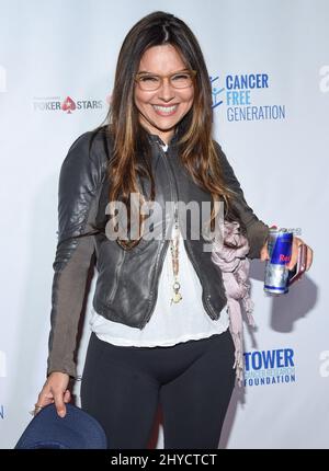 Vanessa Marcil attending the Ante Up for Cancer Poker Tournament in Los Angeles Stock Photo