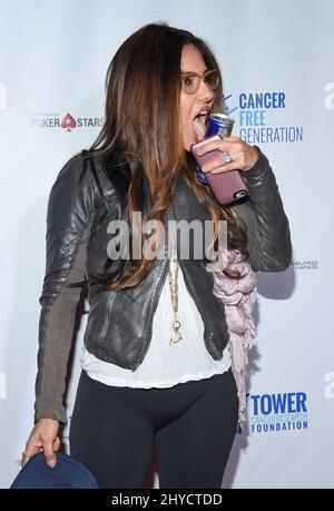 Vanessa Marcil attending the Ante Up for Cancer Poker Tournament in Los Angeles Stock Photo