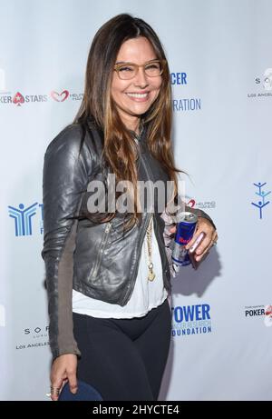 Vanessa Marcil attending the Ante Up for Cancer Poker Tournament in Los Angeles Stock Photo