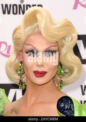 Trinity Taylor attending RuPaul's Drag Race Season Nine Finale Taping